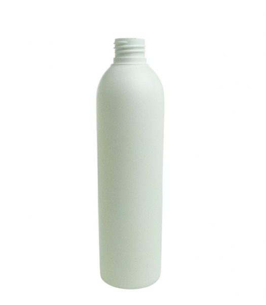 botella 250 ml plastico blanco